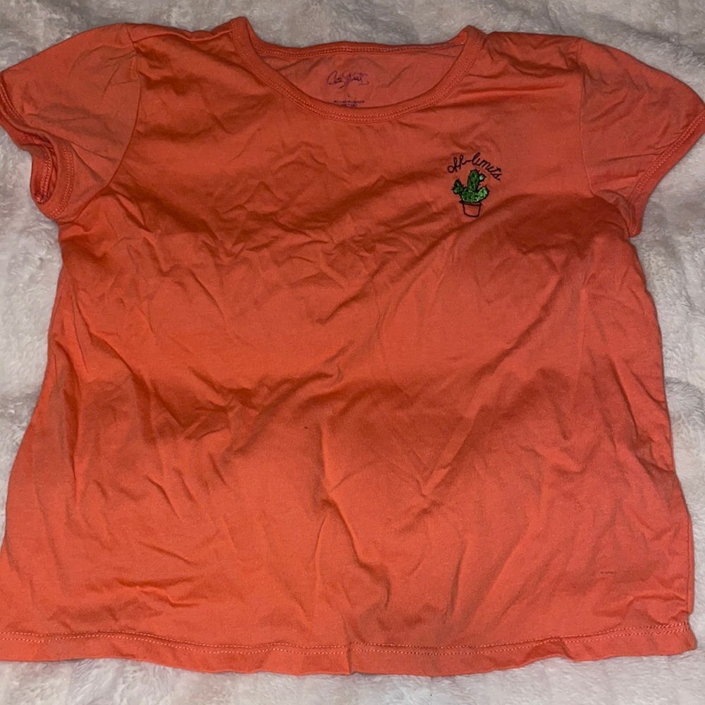 Coral Cactus T-shirt “off limits”